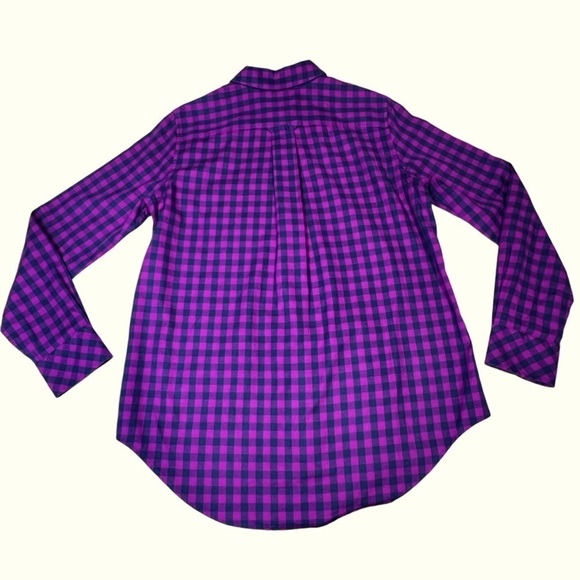 VINEYARD VINES with Cashmere Pink Blue Gingham Plaid Button-Up Shirt Women's S - Picture 12 of 16